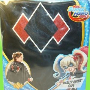 DC Super Hero Girls Kids Harley Quinn Cape New